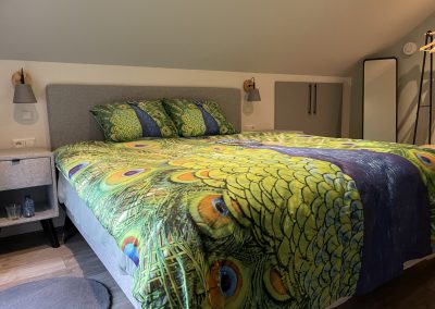 Bed slaapkamer Bed & Wellness de Paauw in Zeeland