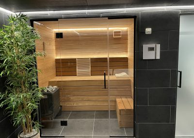 Sauna binnen. Bed & Wellness de Paauw in Zeeland